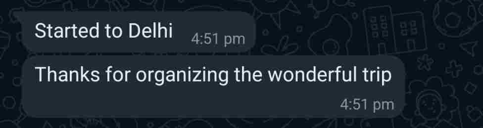 Nagarjuna Travels Customer Testimonial 9